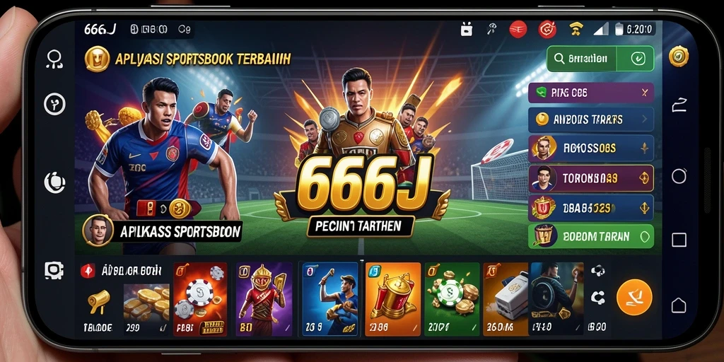 Tampilan menarik dari gameplay taruhan Sportsbook 666J.
