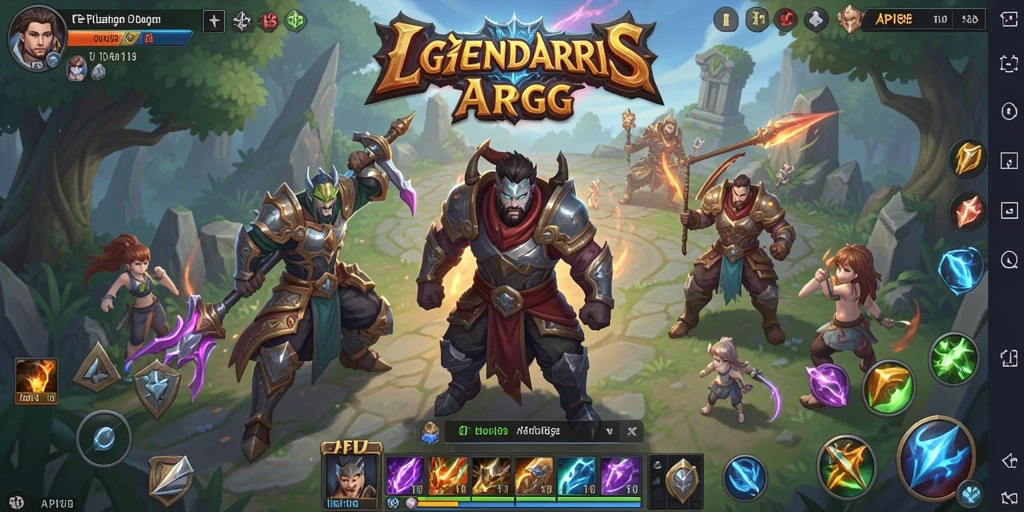 Screenshot menunjukkan aksi seru dalam pertempuran ARPG di API88.