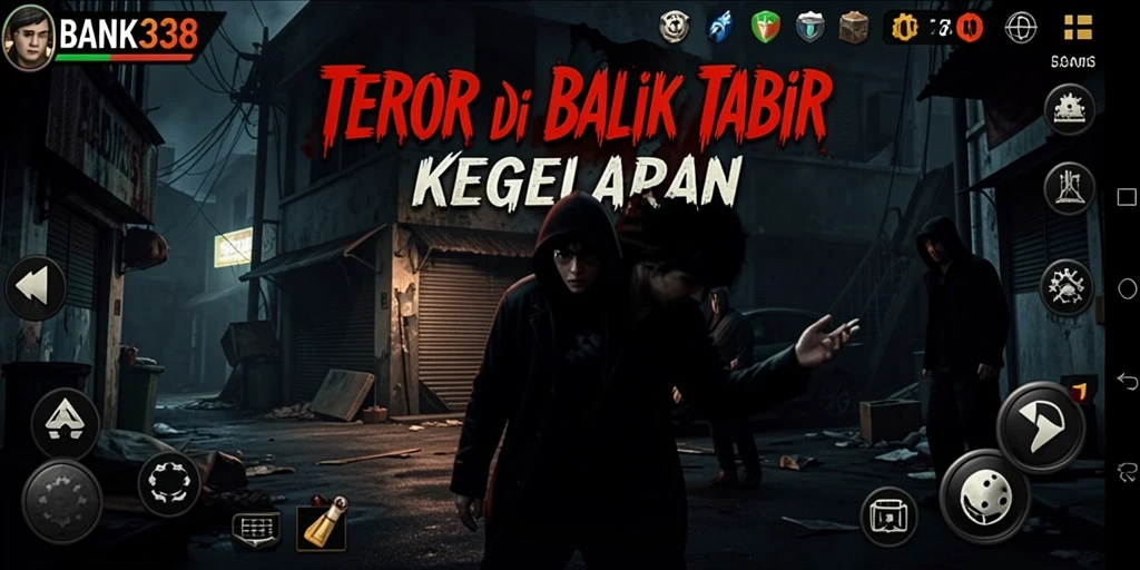 Menampilkan gameplay menyeramkan di lokasi angker.