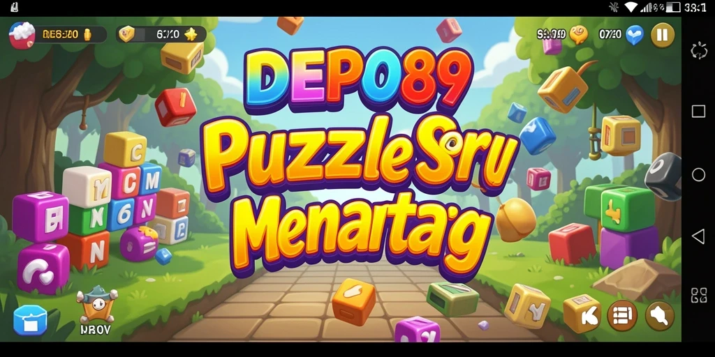 Tangkapan layar DEPO89 menampilkan gameplay Puzzle yang mendebarkan.