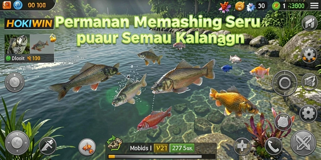 Gameplay seru HOKIWIN dengan dinamis dan menantang.