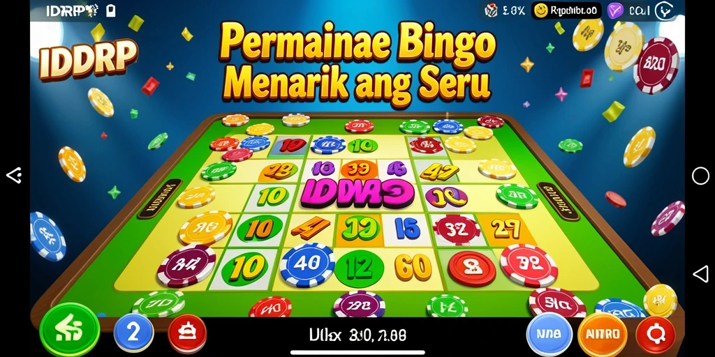 Tampilan permainan Bingo yang seru dan interaktif di IDRRP.