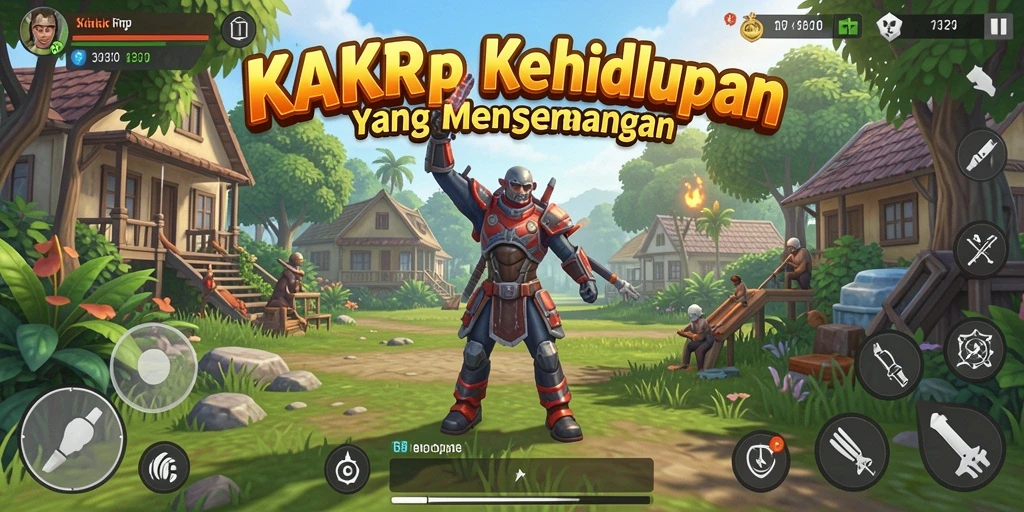 Tampilan gameplay KAKRP yang menarik dan interaktif.