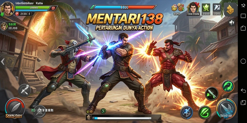 Tampilan gameplay MENTARI138 yang penuh aksi dan seru.