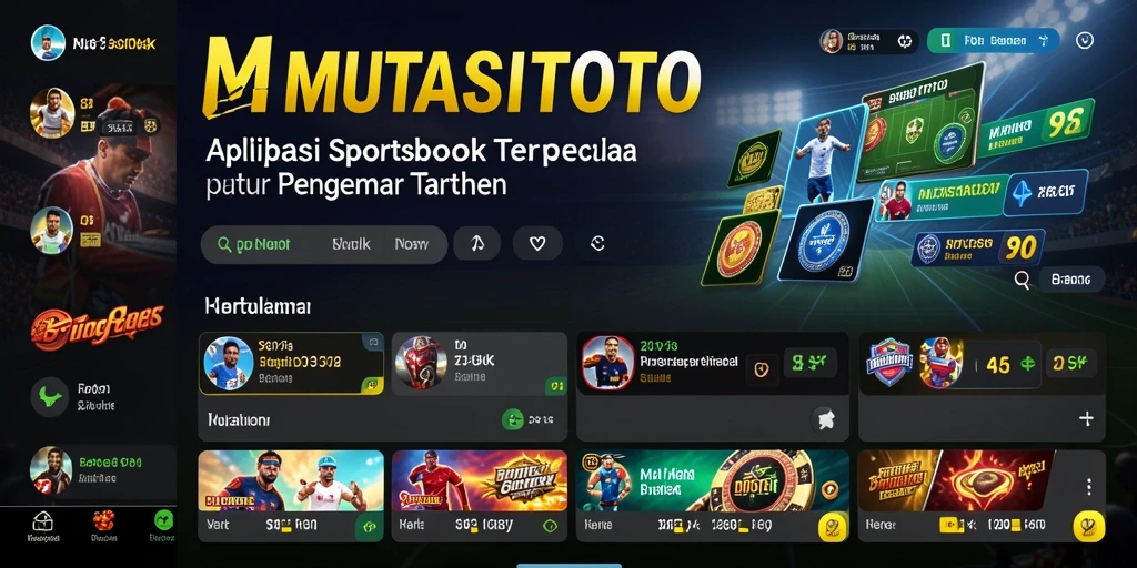 Tampilan menarik dari gameplay MUTASITOTO dalam taruhan olahraga.