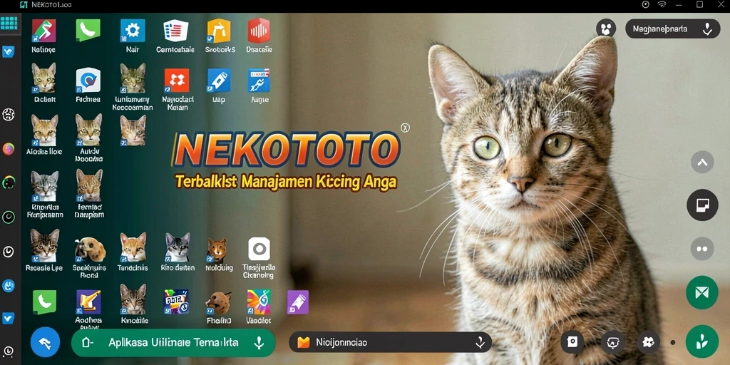 Tampilan antarmuka NEKOTOTO saat mengelola jadwal kucing.