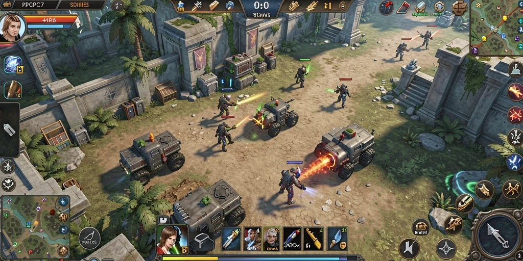 Tampilan gameplay yang mendebarkan dan grafis yang memukau di PCPC7.