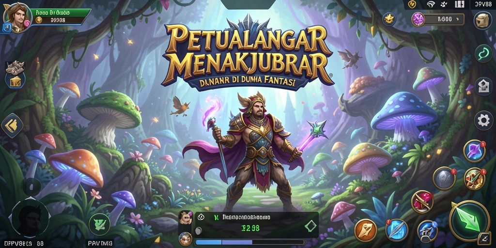 Tampilan gameplay PPV88 yang menampilkan eksplorasi dunia fantasi.