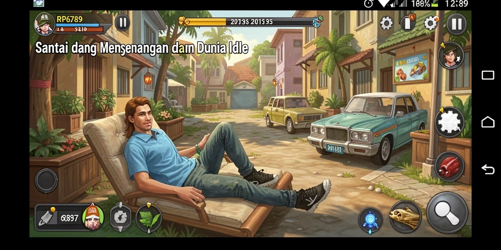 Tampilan gameplay RP6789 yang santai dan menarik.