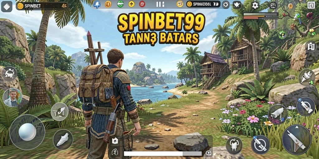Gameplay SPINBET99 yang menampilkan eksplorasi dunia terbuka.